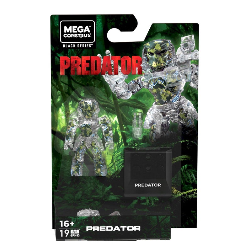 MEGA CONSTRUX Mega Contrux Black Series Clear Transparent Predator - Image 4